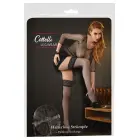 Hold-up stockings with lace band – Black — Photo 1