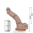 MR INTENSE Model 18 Anatomical System realistlik dildo iminapaga – 19.8 cm (7.8″) – nahavärv — Foto 1