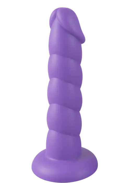 Playhouse Spiral Tease Dong – liquid silicone spiral dildo – L