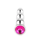 Jewellery Metal Anal Plug NO. 1 – 13.5 cm (5.3″) – Pink — Photo 2