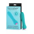 FemmeFunn Ultra Bullet – компактный водонепроницаемый вибратор с 20 режимами – бирюзовый — Фото 1