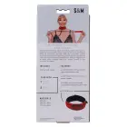 Sportsheets S&M Amor Red Collar & Leash Set with Heart Accent Vegan Leather — Photo 4