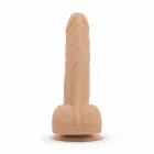 Real Fantasy Ethan – realistlik vibraator soojenduse, iminapa ja kaugjuhtimispuldiga – beež – 21 cm — Foto 5