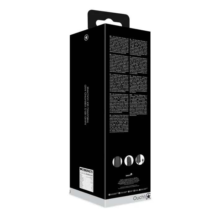 Rokas vibrators ar kustību – melns Foto 4