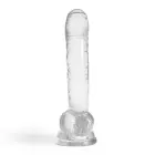 Hudini - Elastīgs caurspīdīgs dildo – 17.5 cm (6.9″) — Foto 2