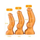 Goldplay dildo – 18 cm (7″) – Zelta Foto 6