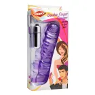 Double Vibrating G-Spot Glove – 16 cm (6.25″) – Purple — Photo 1