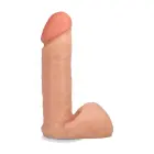 ULTRASKYN reālistisks dildo ar sēkliniekiem un piesūcekni – 16.5 cm (6″) — Foto 10