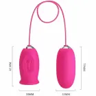Pretty Love Daisy Intimate Egg виброяйцо – 13.5 см (5.3″) – розовый — Фото 5