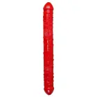 Elastīgs dubultais dildo – 33.5 cm (13.2″) – Sarkans Foto 1