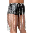 Bad Kitty Chainmail Collar and Belt – Silver — Photo 7