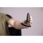 Smooth Vibrating Anal Plug with Remote Control – Black — Photo 8