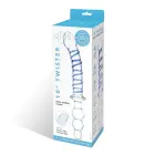 Glas Twister kahepoolne klaasist dildo – 23.5 cm (9.3″) – läbipaistev — Foto 3