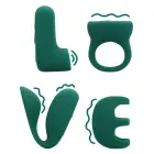LOVE' (S)explore set – 4 toys + bullet – green crystal — Photo 10