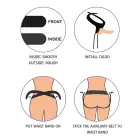 LoveToy Easy Strapon Set 7,5'' – страпон-комплект – TPE — Фото 10