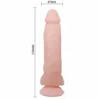 BAILE Super Realistic Dildo with Suction Cup – 20 cm (8″) – Skin — Photo 4