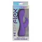 Lokāms Double Rumbler vibrators – 18 cm (7″) – violets Foto 2