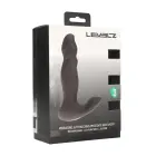 Vibrējošs un kustīgs silikona prostatas masieris – 20 cm – Melns — Foto 2