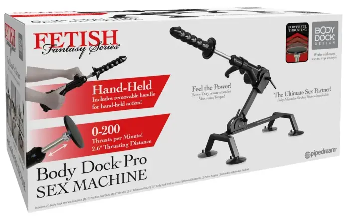 Fetish Fantasy Series Body Dock секс-машина – Чёрная