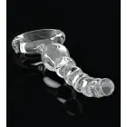 Icicles No. 67 – Curved Anal Beads – 20.5 cm – Clear Photo