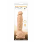 Colours Pleasures Vibe – realistiškas įkraunamas silikono vibratorius – kūno spalva – 12,7 cm — Nuotrauka 1