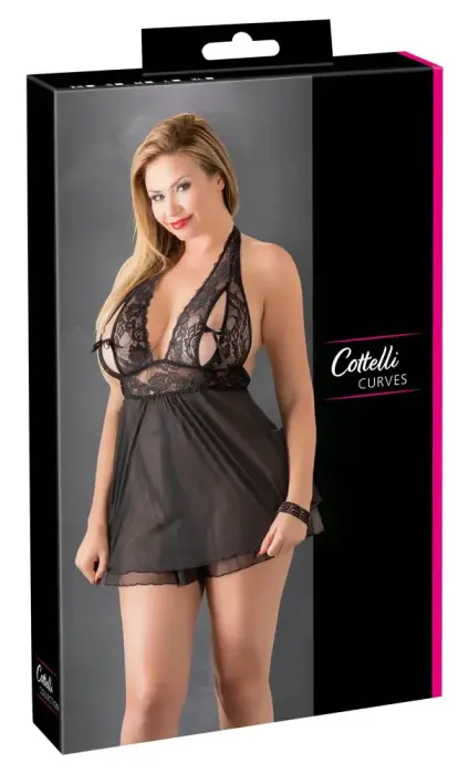 Babydoll Spitze – Black – 4 XL