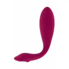 EVOLVED Cherry Pose – elastīgs divgalu vibrators ar tālvadības pulti – rozā — Foto 3
