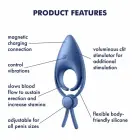 Satisfyer Sniper вибрирующее кольцо для члена – синий — Фото 3