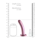 Gluds silikona G-punkta dildo – 14.5 cm (6″) – Rozā — Foto 8