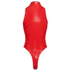 Black Level виниловое боди с молнией – красное – M Фото num