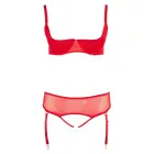Red Lace Bra and String Set with Cheeky Details – 95D/2XL — Photo 10