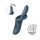 Satisfyer Heat Flex 4 vibrējošs un sildošs klitora stimulators – 16 cm (6.3″) – zils — Foto 3