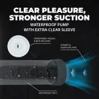 Engage - Automatic Waterproof Penis Pump and Masturbator - Gun Metal — Photo 4