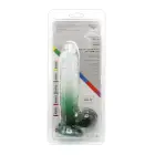 Kiotos Cox krāsains dildo ar piesūcekni – 18.5 cm (7.3″) – caurspīdīgi zaļš — Foto 9
