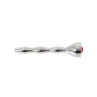 Penis Plug Justin – Red Stone Gem – 7.1 cm (2.8″) — Photo 3