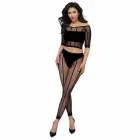 Chilirose CR 4647 Seamless Top and Leggings Set – Black – S/M — Photo 1