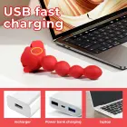 Rožu rotējošās anālās bumbiņas – Red Foto 13