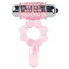 BAILE Silicone Ring 10 Vibration Modes Pink Flexible Intimate System — Photo 3