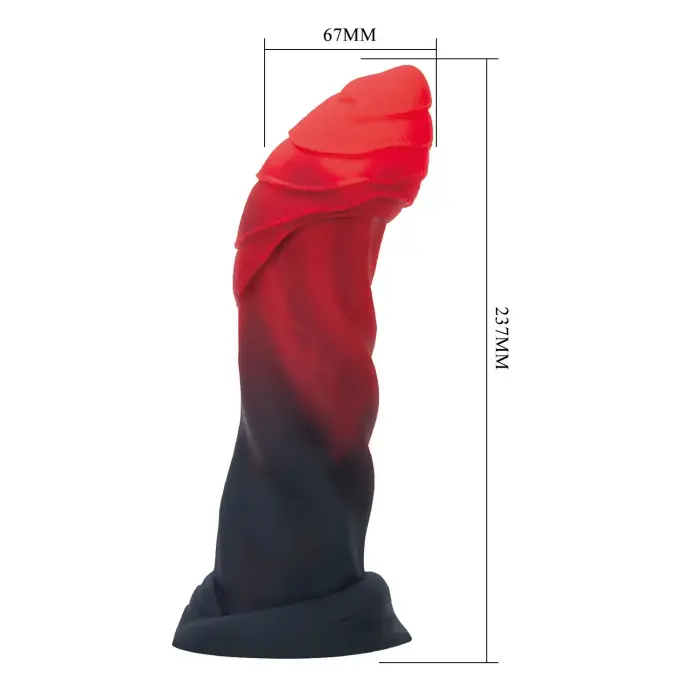 Power Monsters Infernal Goliath – 25 cm (10″) – Rippled Monster Silicone Dildo Photo
