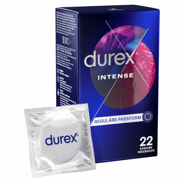 Durex Intense Orgasmic презервативы со стимулирующим гелем – 24 шт.