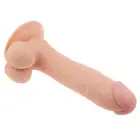 LoveToy The Ultra Soft Dude – realistiškas dildo – TPE – kūno spalvos – 22,9 cm — Nuotrauka 3