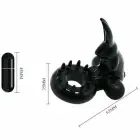 Baile Sweet Ring Intimate Stimulation System with Rabbit Attachment – Black — Photo 5