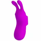 PRETTY LOVE Smart Rechargeable Thimble ar rabbit pirksta vibrators — Foto 2