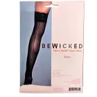 Be Wicked Keep A Secret Thigh Highs – Black – One Size — Photo 5