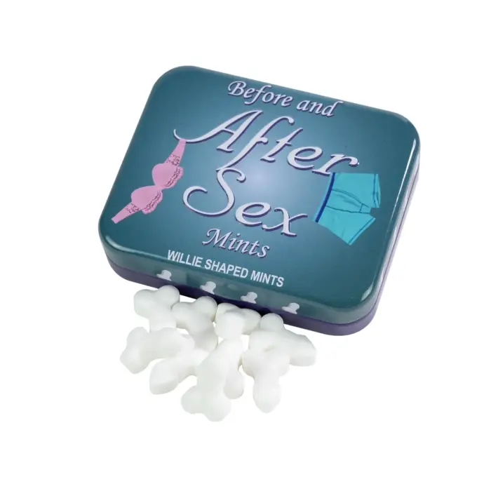 After Sex Mint Candies in Metal Tin