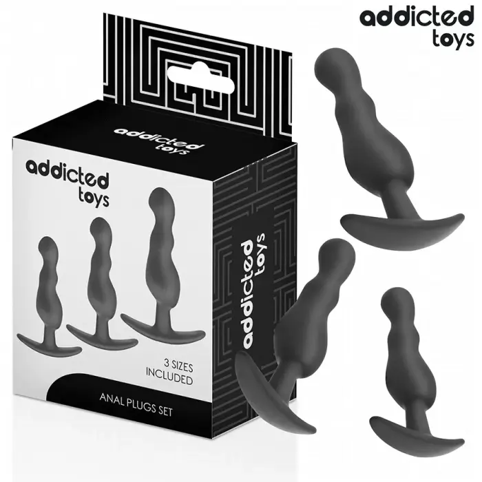 Addicted Toys Silicone Plug Set Model 1 – 3-Piece Kit