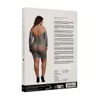 Garām piedurknēm tīkliņa mini kleita – Queen Size Foto 3