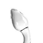 Kiotos stikla dildo – 14.5 cm (5.7″) – Caurspīdīgs — Foto 3