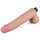 REAL SOFTEE laetav vibreeriv dildo – 26.5 cm (10.5″) – nahavärv — Foto 8