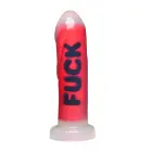 FUCK Silicone Dildo – 18.5 cm (7.3″) – Red — Photo 5